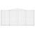 Coșuri gabion arcuite 2 buc, 400x50x180/200 cm, fier galvanizat GartenMobel Dekor