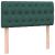 Pat box spring cu saltea, verde închis, 80x220 cm, catifea GartenMobel Dekor