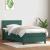 Pat box spring cu saltea, verde închis, 80x220 cm, catifea GartenMobel Dekor