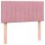 Pat box spring cu saltea, roz, 80x220 cm, catifea GartenMobel Dekor