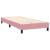 Pat box spring cu saltea, roz, 80x220 cm, catifea GartenMobel Dekor
