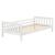 Pat pentru Copii 70x140 cm din Lemn de Brad, Alb Mat Lacuit