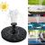 Fantana cu incarcare solara, 4 duze, jet 40 cm, diametru 13 cm, ipx8 MultiMark GlobalProd