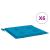 Perne scaune grădină 6 buc. albastru 40x40x3 cm țesătură Oxford GartenMobel Dekor
