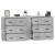 Servante, 2 piese, gri beton, lemn prelucrat GartenMobel Dekor