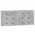 Servante, 2 piese, gri beton, lemn prelucrat GartenMobel Dekor