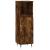 Set mobilier de baie, 3 piese, stejar fumuriu, lemn prelucrat GartenMobel Dekor