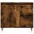 Set mobilier de baie, 3 piese, stejar fumuriu, lemn prelucrat GartenMobel Dekor