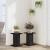 Suporturi de plante 2 buc. negru 30x30x40 cm lemn prelucrat GartenMobel Dekor