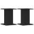 Suporturi de plante 2 buc. negru 30x30x40 cm lemn prelucrat GartenMobel Dekor