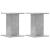 Suport de plante, 2 buc., gri beton, 30x30x40 cm lemn prelucrat GartenMobel Dekor