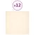 Panouri de perete 12 buc. crem 30x30 cm catifea 1,08 m² GartenMobel Dekor