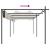 Pergola cu acoperiș retractabil, crem, 589x292x230 cm GartenMobel Dekor