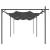 Pergola cu acoperiș retractabil, antracit, 589x292x230 cm GartenMobel Dekor