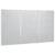 Tablă magnetică pliabilă, alb, 180x100x1,7 cm, aluminiu GartenMobel Dekor