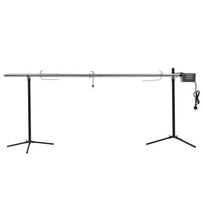 Grill automat cu motor din oțel inoxidabil, 207x45x81 cm   GartenMobel Dekor