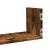 Rafturi perete 3 buc. stejar fumuriu 80x18x18 cm lemn prelucrat GartenMobel Dekor