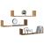 Rafturi perete 3buc. stejar artizanal 80x18x18cm lemn prelucrat GartenMobel Dekor