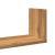 Rafturi perete 3buc. stejar artizanal 80x18x18cm lemn prelucrat GartenMobel Dekor