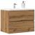 Dulap pentru baie stejar artizanal 60x38,5x45 cm lemn prelucrat GartenMobel Dekor