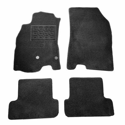 Covorase mocheta Renault Megane 3 Hatchback (5 Usi) 2015-prezent, sistem fixare ingust, Negre, set de 4 Buc. AutoDrive ProParts