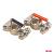 Set borne baterie din alama 2 buc. 600 A, cu decuplare rapida, AMIO AutoDrive ProParts
