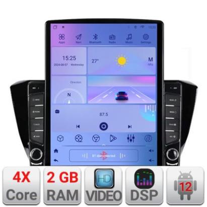 Navigatie Skoda Superb 3 2015- K-932 ecran tip TESLA 9.7" cu Android Radio Bluetooth Internet GPS WIFI 2+32 DSP Quad C CarStore Technology