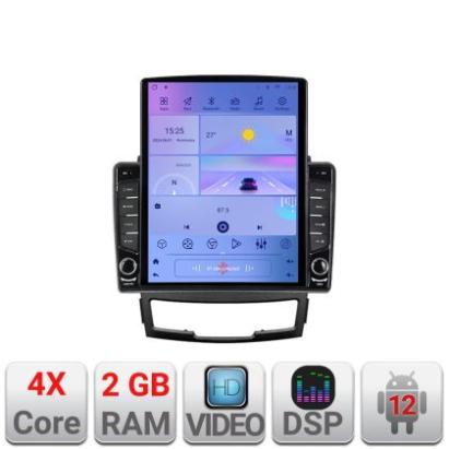 Navigatie Ssangyong Korando 2011- 2013 K-159 ecran tip TESLA 9.7" cu Android Radio Bluetooth Internet GPS WIFI 2+32 D CarStore Technology