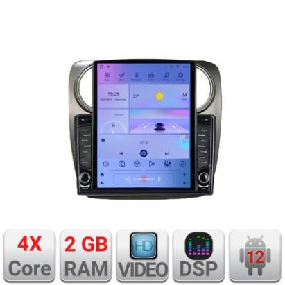 Navigatie Dacia Dokker ecran tip TESLA 9.7" cu Android Radio Bluetooth Internet GPS WIFI 2+32 DSP Quad Core CarStore Technology