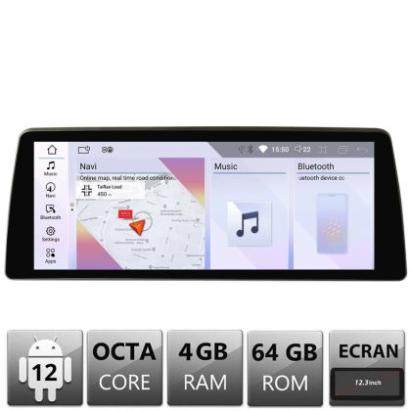 Navigatie BMW Seria 7 F01 2012-2015 cu ecran NBT Android ecran 12.3" 4+64 4G BT CarStore Technology