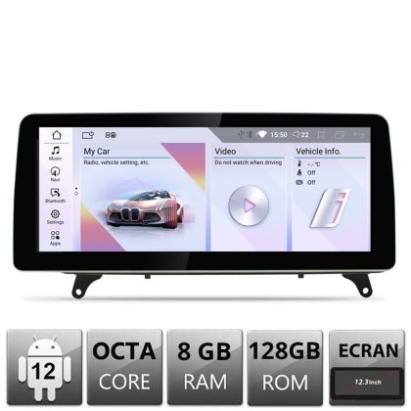 Navigatie BMW X5 X6 E70 E71 2009-2012 cu ecran CIC Android ecran 12.3" 8+128 4G BT CarStore Technology