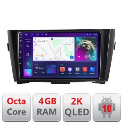 Navigatie Nissan Qashqai/X-Trail 2013- C-353 Android Octa Core Ecran 2K QLED GPS 4G 4+32GB 360 KIT-353+EDT-E409-2K CarStore Technology
