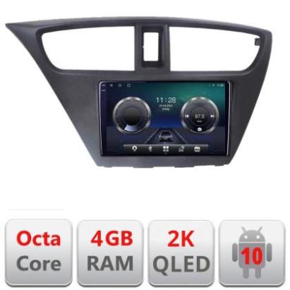 Navigatie Honda Civic 2012-2016 C-civic Android Octa Core Ecran 2K QLED GPS 4G 4+32GB 360 KIT-civic+EDT-E409-2K+ctsho006.2+ctmultilead.2+cab-un CarStore Technology