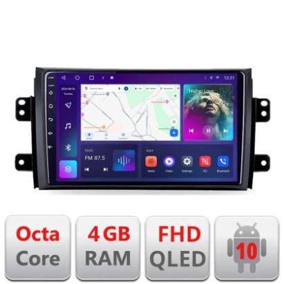 Navigatie Suzuki SX4 2006-2013 B-124 Android Ecran QLED octa core 4+64 carplay android auto KIT-124+EDT-E309V3 CarStore Technology