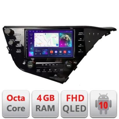 Navigatie Toyota Camry 2017-2021 V2 Android Ecran QLED octa core 4+64 carplay android auto kit-camry-2018-plus+EDT-E309V3 CarStore Technology