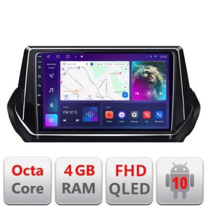 Navigatie Peugeot 2008 2020- Android radio gps internet quad core 4+64 carplay android auto Kit-209-2020+EDT-E309v3 CarStore Technology