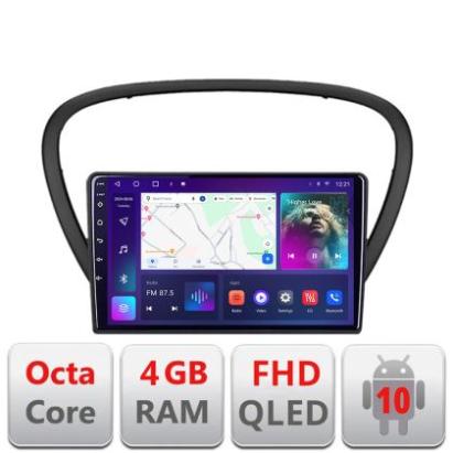 Navigatie Peugeot 607 Android radio gps internet quad core 4+64 carplay android auto Kit-607+EDT-E309v3 CarStore Technology