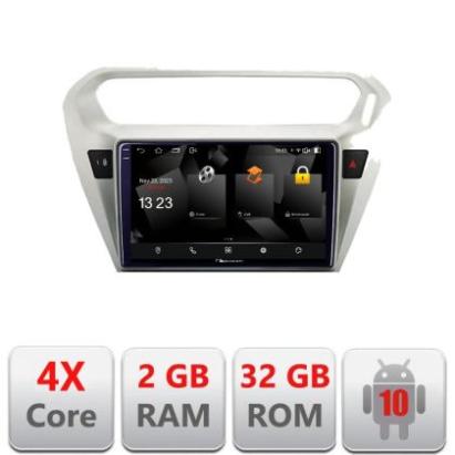 Navigatie Peugeot 301 Citroen C-Elisee 5230-301 Android Ecran 720P Quad Core 2+32 carplay android auto CarStore Technology