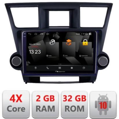 Navigatie Toyota Highlander 2007-2013 Android Ecran 720P Quad Core 2+32 carplay android auto CarStore Technology