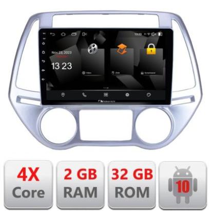 Navigatie HHyundai I20 2011-2014 manual si automat Android radio gps internet quad core 2+32 carplay android auto CarStore Technology