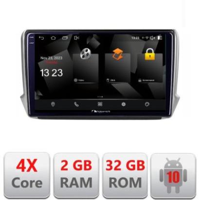 Navigatie Peugeot 208/2008 5230-PSA Android Ecran 720P Quad Core 2+32 carplay android auto CarStore Technology