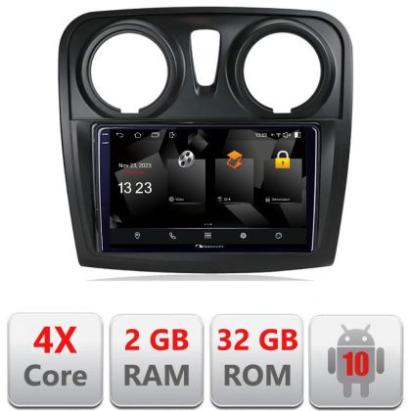 Navigatie Dacia Sandero Logan Lodgy 2012-2020 5230-sandero Android Ecran 720P Quad Core 2+32 carplay android auto CarStore Technology