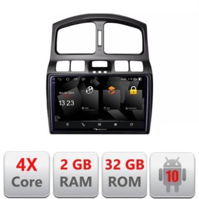 Navigatie HHyundai Santa Fe 2000-2006 Android Ecran 720P Quad Core 2+32 carplay android auto CarStore Technology