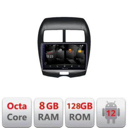 Navigatie Mistubishi ASX 5960Pro-026 Android Octa Core Qualcomm 2K Qled 8+128 DTS DSP 360 4G Optical CarStore Technology