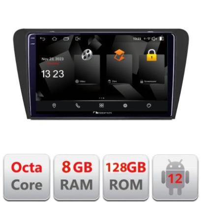 Navigatie Skoda Octavia 3 5960Pro-279 Android Octa Core Qualcomm 2K Qled 8+128 DTS DSP 360 4G Optical CarStore Technology