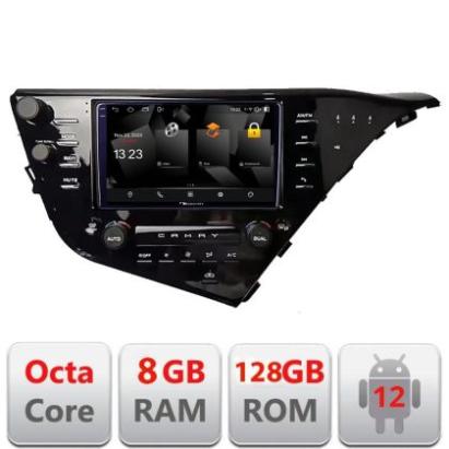Navigatie Toyota Camry 2017-2021 V2 Android Octa Core Qualcomm 2K Qled 8+128 DTS DSP 360 4G Optical CarStore Technology