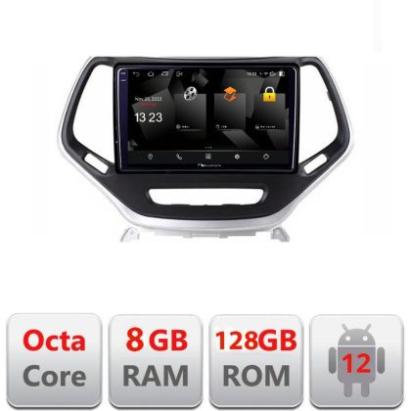 Navigatie Jeep Cherokee 2014-2019 5960Pro-248 Android Octa Core Qualcomm 2K Qled 8+128 DTS DSP 360 4G Optical CarStore Technology