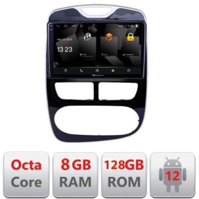 Navigatie Renault Clio 4 V1 5960Pro-467 Android Octa Core Qualcomm 2K Qled 8+128 DTS DSP 360 4G Optical CarStore Technology