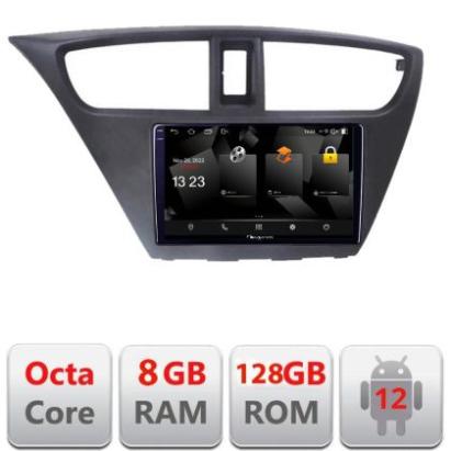 Navigatie Honda Civic 2012-2016 5960Pro-CIVIC Android Octa Core Qualcomm 2K Qled 8+128 DTS DSP 360 4G Optical CarStore Technology