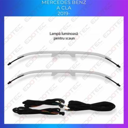 Lumini Ambientale spatar scaune Mercedes B  GLB  GLA  W247 2019- control pe sistemul original sau telefon CarStore Technology